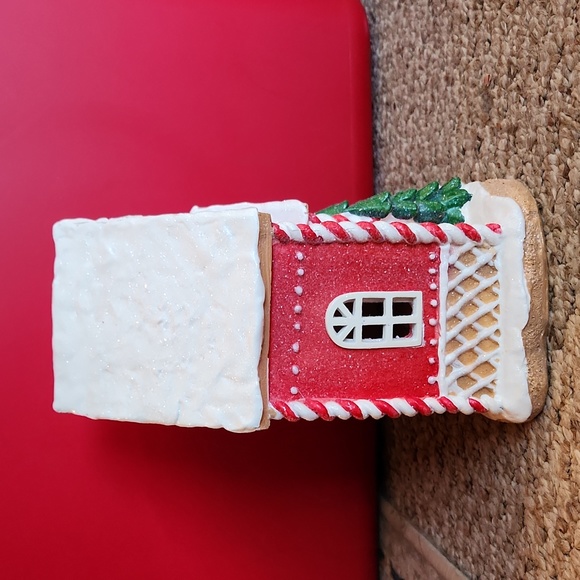 Valerie Parr Hill  NIB ceramic glittered house - Picture 2 of 4